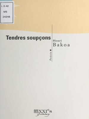 cover image of Tendres soupçons